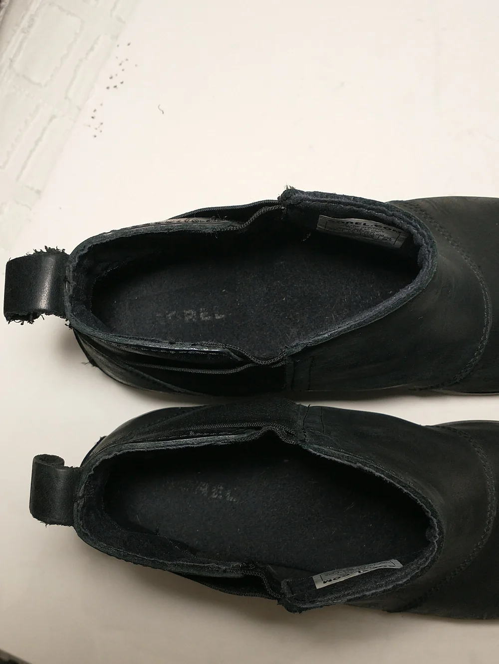 Sorel Emelie Chelsea Leather Waterproof Boot, Black, Women Size 9.5, Seam Sealed
